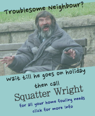 Squatter Wright - For All Your Home Fouling Needs