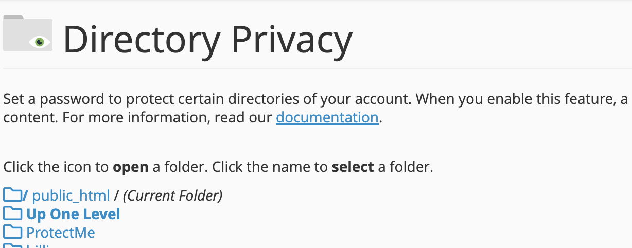 Directory Privacy