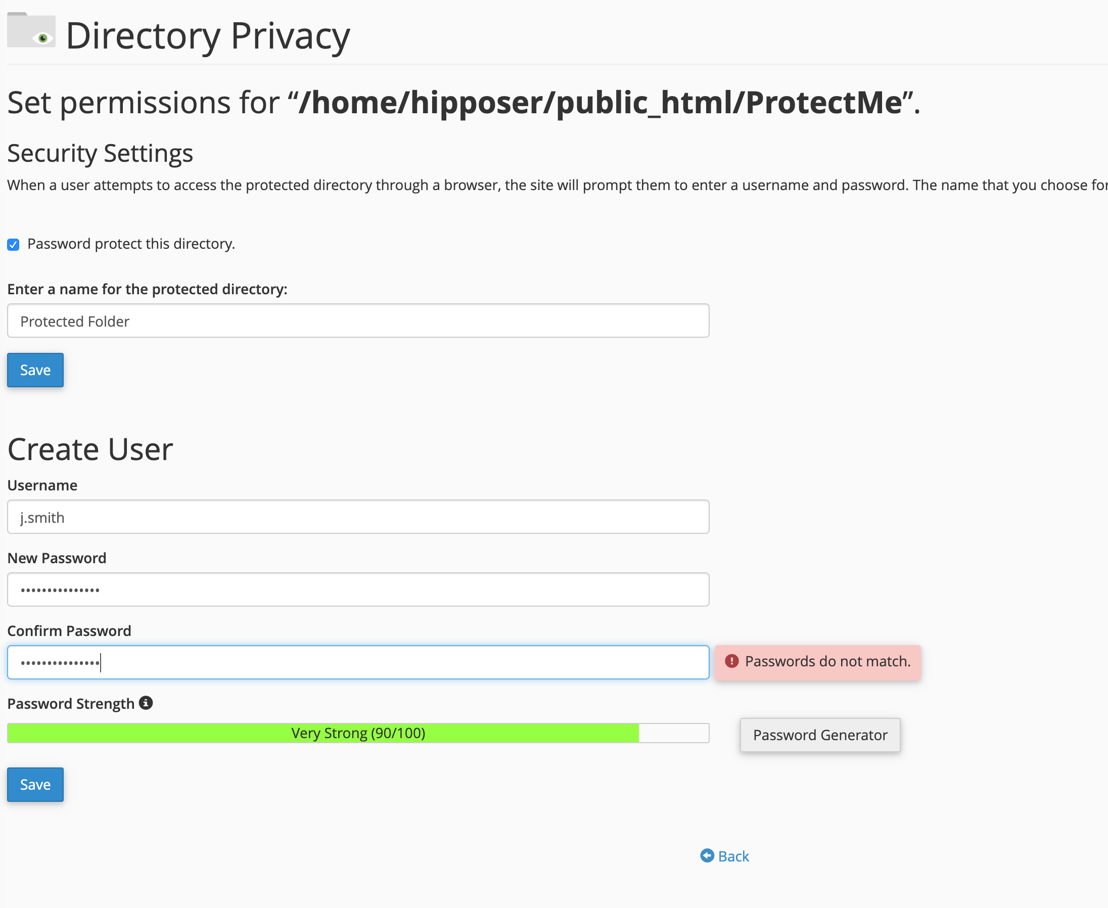 Directory Privacy