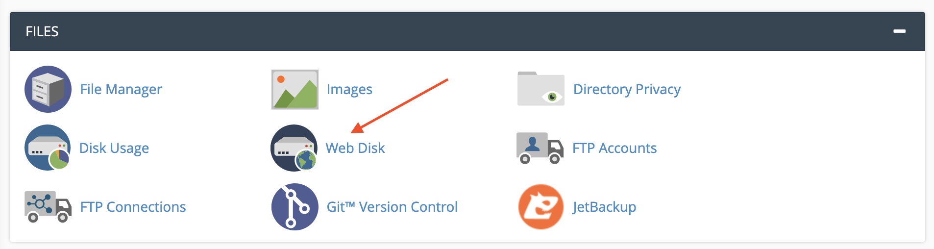 Cpanel Choose Icon