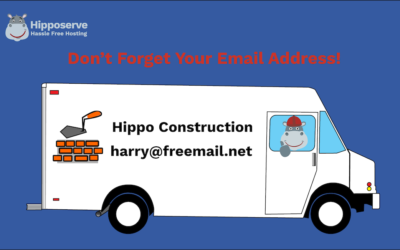 Don’t Forget Your Email Address